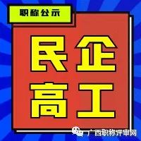 职称公示| 通过566人！ 2021年广西工信厅民营企业高级工程师职称评审通过人员公示名单