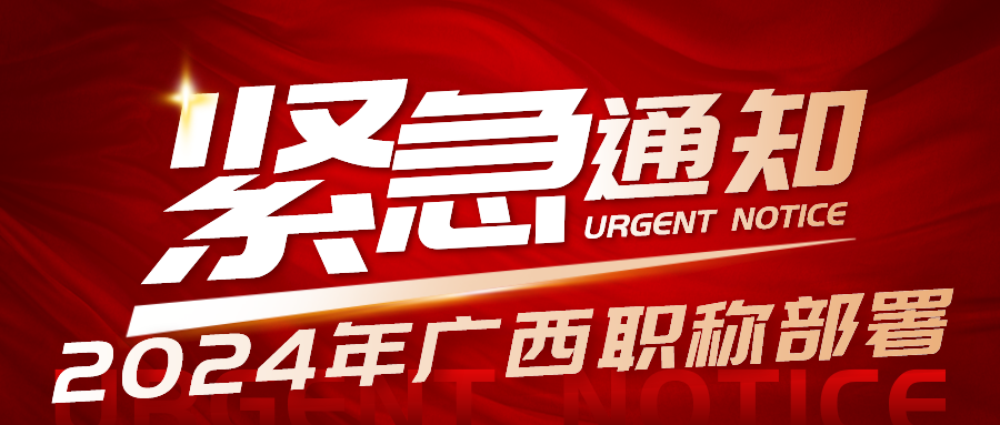 广西壮族自治区人力资源和社会保障厅关于做好2024年度全区职称评审工作的通知